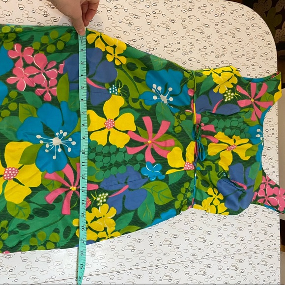 Vintage Hawaiian Maxi Dress Sleeveless Size XS - Picture 10 of 11